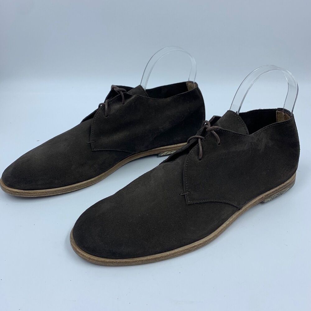 Ernesto Dolani 46 13 Oxford Loafers Brown Suede Preppy Professional Dress Casual